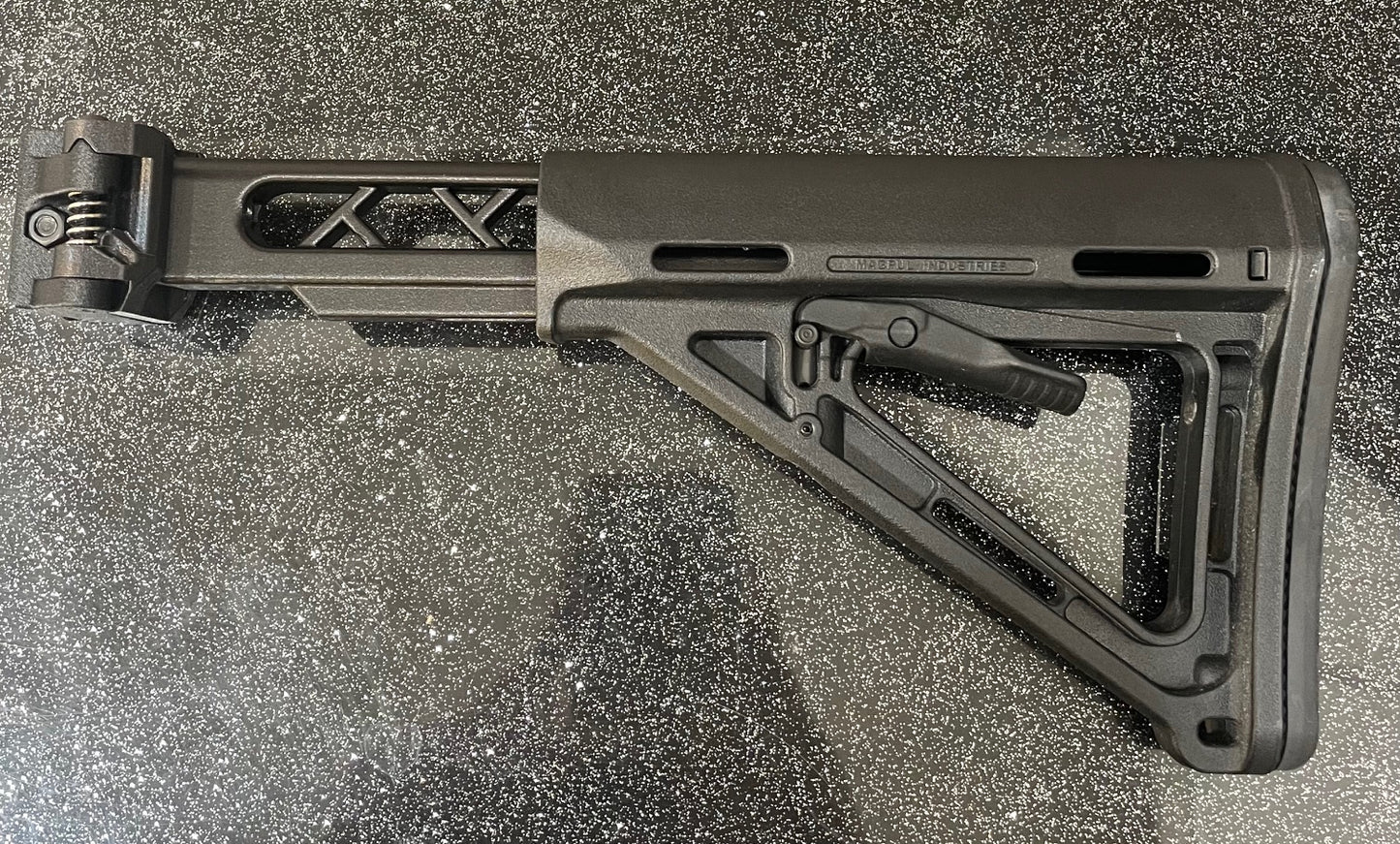 Carbon Fiber Skeletonized Picatinny Stock Tube Adapter