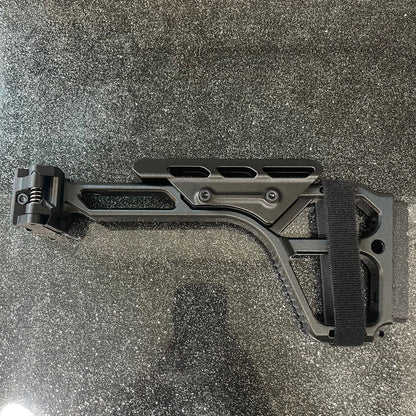 Carbon Fiber Folding Picatinny Classic Stock With Cheek Riser