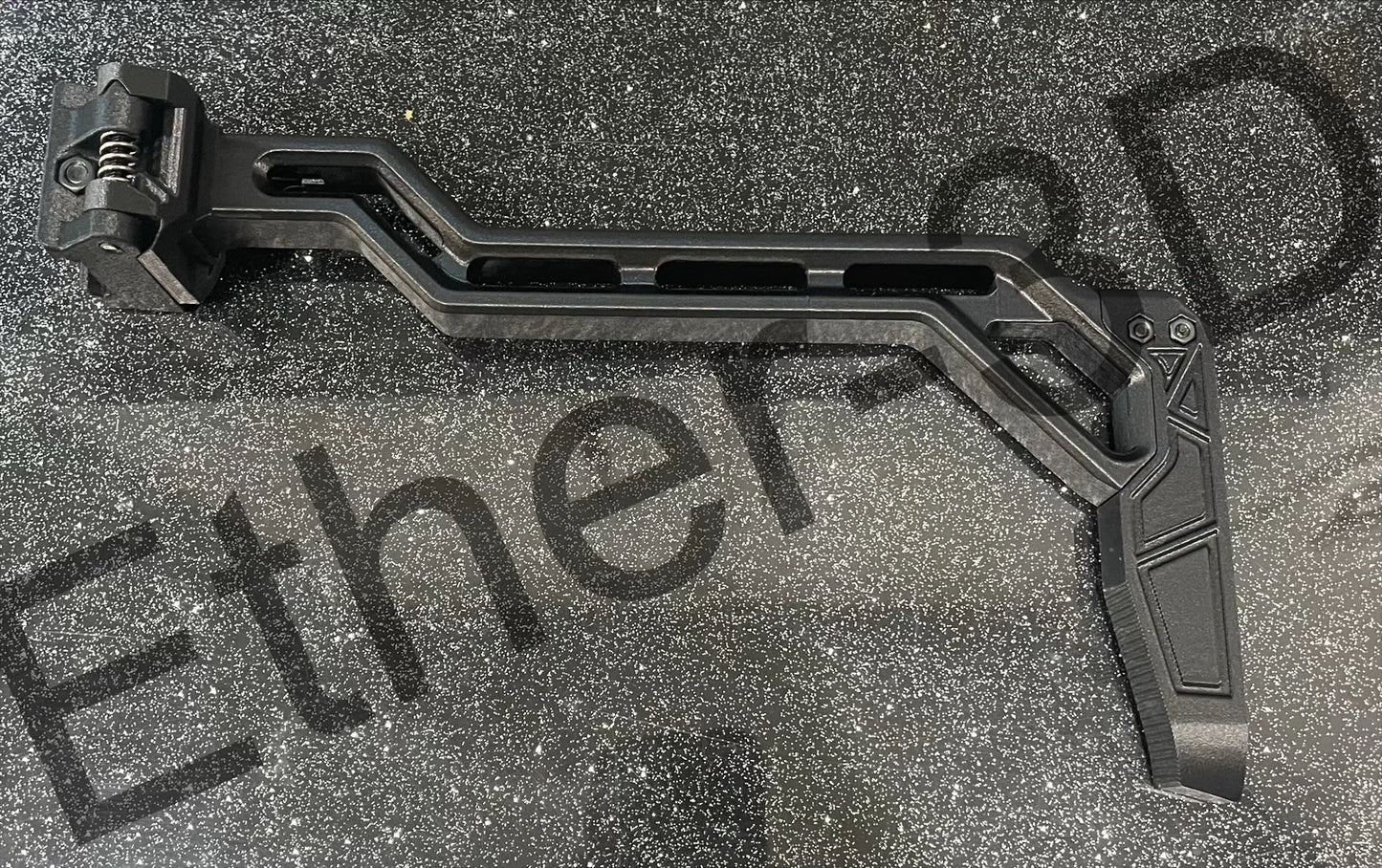 Carbon Fiber Airsoft Picatinny Stock 2” Drop