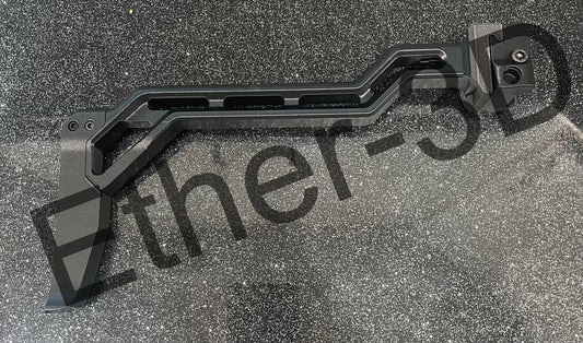 Carbon Fiber Airsoft Picatinny Stock 2” Drop